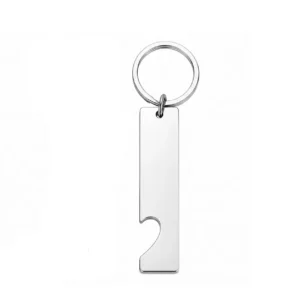 Personalised Stainless Steel Heart Puzzle Keychain - right